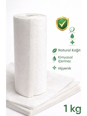 Meşpa Ambalaj 1 kg 30 x 40 Tabak - Sarma Taşıma Taşınma Paketleme Kağıdı Hediye Paketi