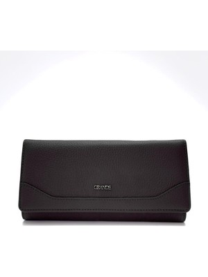 Grande Gerçek Deri Kadın Cüzdanı Büyük Boy Hakiki Deri