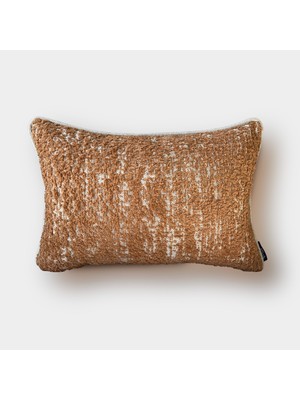 Lidoma Home "amber" Dokulu Kırlent Kılıfı - 30X50 - Turuncu