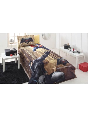 Özgürce Dijital Baskılı Tek Kişilik Pike Takımı, Şık ve Rahat Tasarım