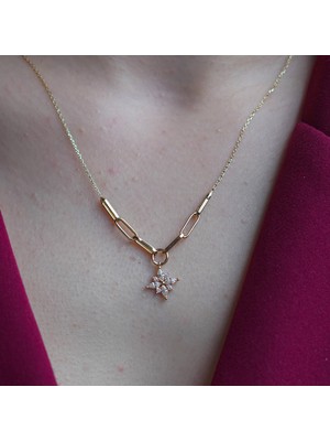 İzgi Ataç Çiçek Kolye