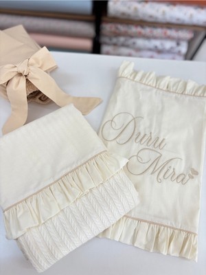 Özgürce %100 Pamuklu, Oeko-Tex Sertifikalı Bebek Pike Takımı