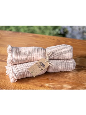 Özgürce Yumuşak ve Hafif Dikişsiz Çok Katlı Muslin Örtü 120X120