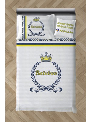 Özgürce Sevimli Bebek ve Çocuk Odası Sünnet Pike Takımı, Renkli ve Şık Tasarım