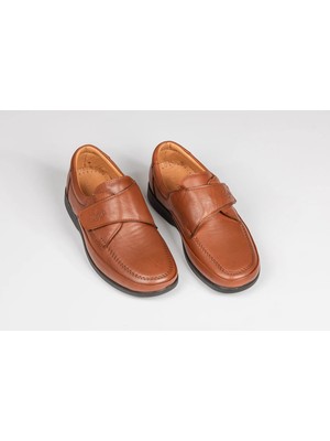 Dr.soft Erkek Anatomik Konfor Ayakkabısı Geniş KALIP-504 - Açık Taba