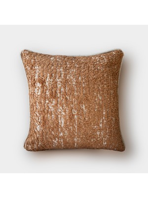 Lidoma Home "amber" Dokulu Kırlent Kılıfı - 45X45 - Turuncu