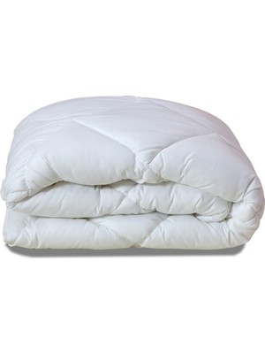 Özdilek Özdi̇Lek Çift Kişilik Ranforce Yorgan 195x215 cm Pamuk Kumaş ve Silikon Elyaf Özellikli Beyaz