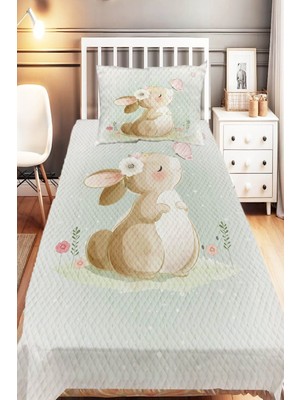 Özgürce Pembe Panda Desenli Çocuk Pike Takımı, Rahat ve Şık Uyku Seti