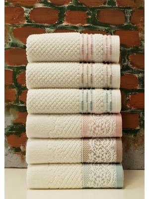 Özdilek Evony Bronie 6'lı Pamuk Havlu 50 x 90 cm Renkli Ekstra Yumuşak ve Dayanıklı