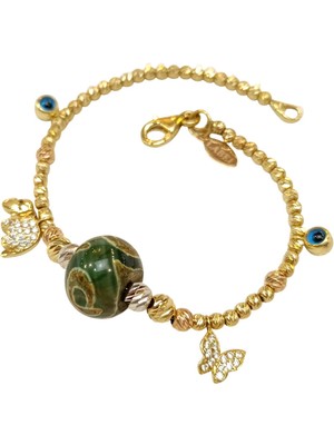 Genel Hint Akiği Şans Bileklik Künye 14 Ayar Altın Hd Videolu