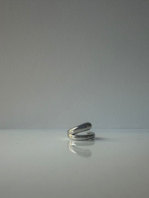 Theory Jewelry Luna Minimalist Kıkırdak Küpesi - Gümüş Renk