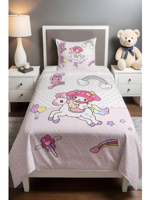 Özgürce Sevimli At Desenli Çocuk Pike Takımı, Rüya Gibi Uyku Keyfi