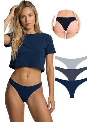 New Lilla 10030 Brazil String 3'lü Kadın Külot Paketi