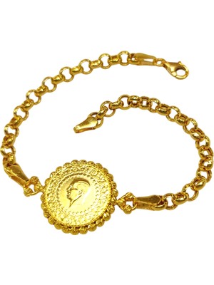 Genel Dorika Toplu Çeyrekli Altınlı Bileklik 22 Ayar Altın Hd Videolu