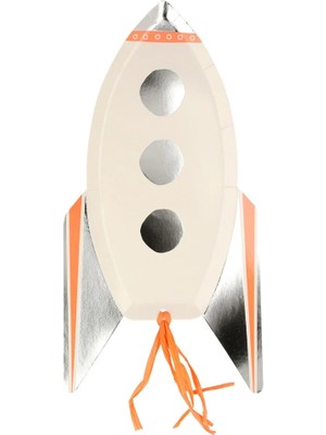 Meri Meri - Rocket Plates - Roket Tabaklar - 8'li