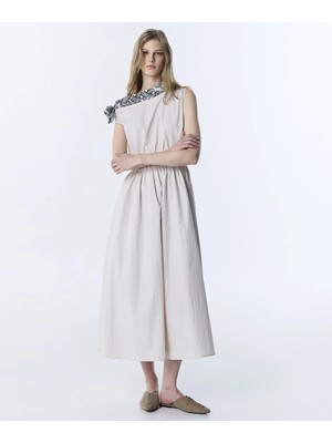 Twist FULAR AKSESUARLI ASİMETRİK ELBİSE TS1260002216AD4