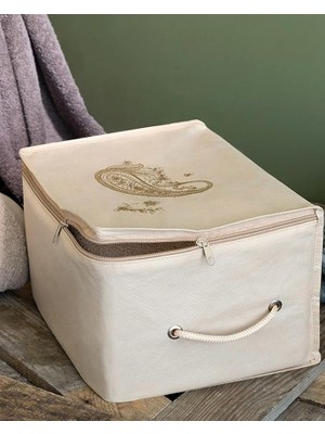 Leaf Shop Home Paisley Hurç 30X22X18 cm Bej