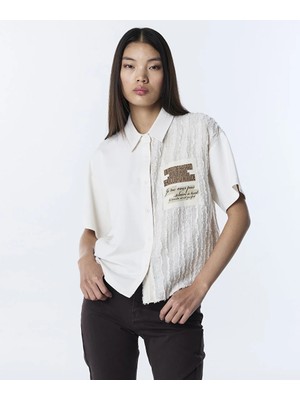 Twist KUMAŞ MIX OVERSIZE GÖMLEK TS1260025134AD4