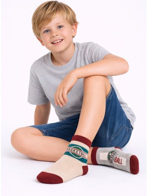 Gigi Giyim Farklı Baskılı Erkek Çocuk Soket Çorap