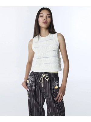 Twist ÇİÇEK NAKIŞLI AJURLU TRİKO TS1260050088003