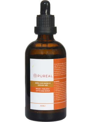 Pureal Doğal Deri Bakım ve Koruma Yağı