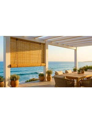 Linadora Bambu Stor Perde Ida