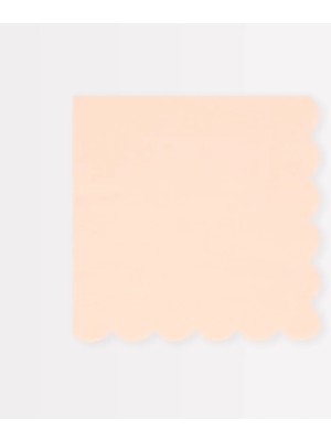 Meri Meri - Ballet Slipper Pink Large Napkins - Bale Point Pembe Peçeteler (X16)