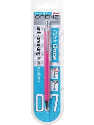 Leaf Shop Orenz Uç Korumalı Teknik Çizim ve Yazı Için Mekanik Kurşun Kalem, 0.7 Mm, Pembe