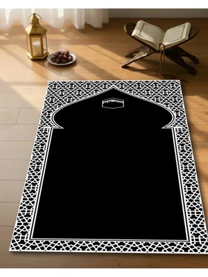 Seccade Yumuşak Yüzey Kaymaz Taban Modern Şık Tasarım Kabe Desenli |scd