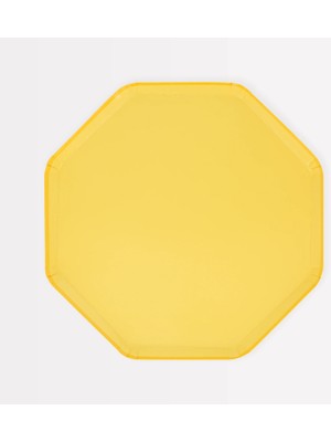 Meri Meri - Lemon Sherbert Side Plates - Limon Sorbe Tabaklar (M) (X8)