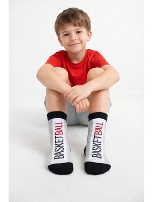 Gigi Giyim Farklı Baskılı Erkek Çocuk Soket Çorap