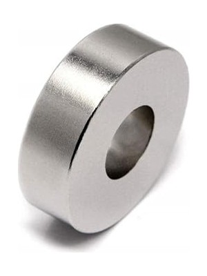 Leaf Shop mm Delikli Güçlü Neodyum Mıknatıs – 5 Adet Set, N35 Manyetik Disk – Endüstriyel, Sanayi - Magneteksan