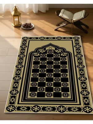 Seccade Yumuşak Yüzey Kaymaz Taban Modern Şık Tasarım Vıntage Desenli|scd