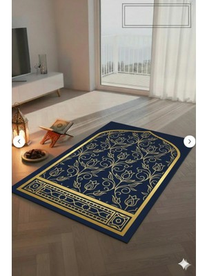 Seccade Yumuşak Yüzey Kaymaz Taban Modern Şık Tasarım Lale |scd