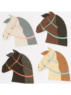 Meri Meri - Horse Napkins - At Peçeteler (X16)
