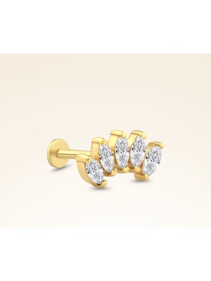 Pare Pırlanta 0,27 Karat Pırlanta Tragus Piercing - PR01887