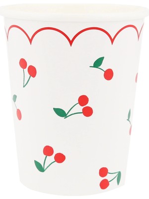 Meri Meri - Kiraz Bardaklar - 8 Adet