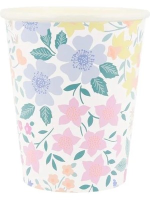 Meri Meri - Cottage Garden Bardaklar - 8 Adet