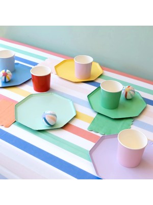 Meri Meri - Tomato Red Cups - Domates Kırmızısı Bardaklar (X8)