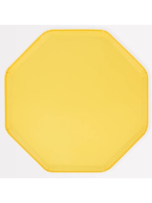Meri Meri - Lemon Sherbert Dinner Plates - Limon Sorbe Tabaklar (L) (X8)