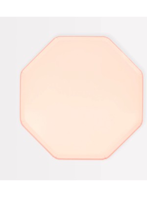 Meri Meri - Ballet Slipper Pink Side Plates - Ballet Rengi Tabaklar (M) (x8)