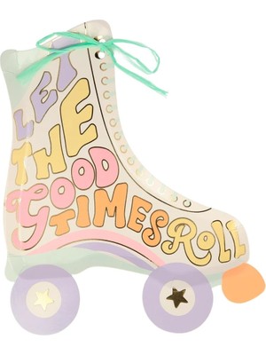 Meri Meri - Roller Skate Plates - Paten Tabaklar - 8'li