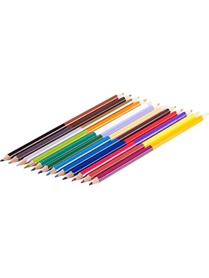 Leaf Shop "twin Noktaları Çift Taraflı Renkli Kalem," 12'li Set (24 Renkler)