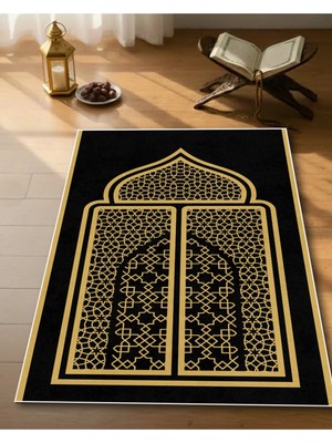 Seccade Yumuşak Yüzey Kaymaz Taban Modern Şık Tasarım Kültürel Desen |scd