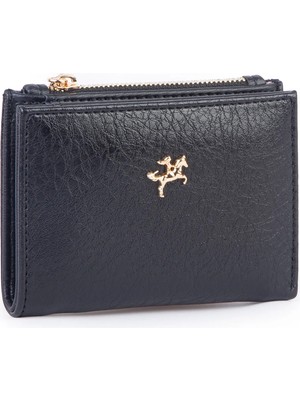 Nas Bag Kadın Ince Küçük Boy Kartlık Kağıt ve Bozuk Para Fonksiyonlu Siyah Victoria