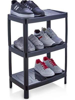 Leaf Shop Plastik 3 Katlı Büyük Boy Ayakkablık