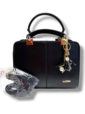 Janussi 2015-26 Baskı Deri El ve Omuz Askılı Kadın Çanta