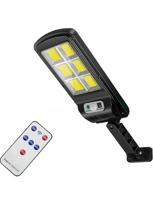 Leaf Shop Solar Güneş Enerjili Bahçe LED Aydınlatma 120 LED Aydınlatma Uzaktan Kumandalı Hareket Sensörlü Gece Sensörlü LED Işık Bahçe LED Aydınlatması