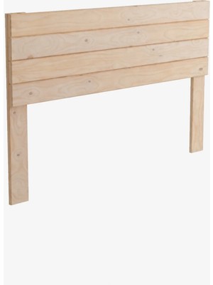 Pinoxi 130CM Masif Ahşap Ayaklı Yatak Başlığı Natural 130CM Masif Natural