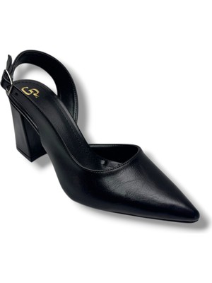 Gedik Pasha 909-26 Cilt Kare Topuk Kadın Stiletto (8cm)